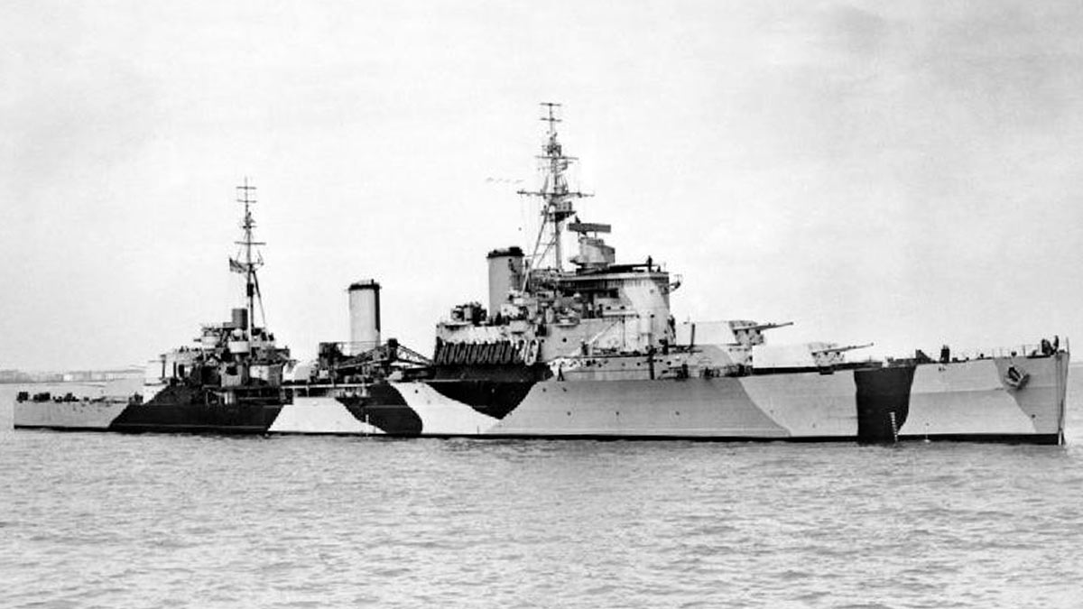 Британский легкий крейсер "Ямайка"