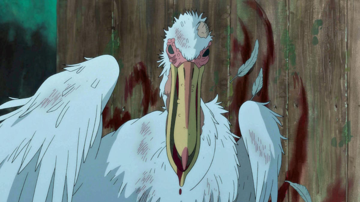 Кадр из мультфильма "Мальчик и птица"