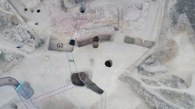 Археологи нашли сеть туннелей в древнем городе Хоучэнцзуй