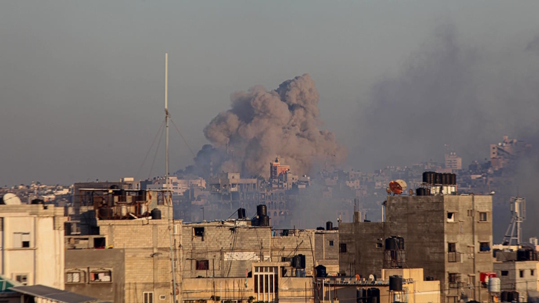 Последствия израильского обстрела сектора Газа