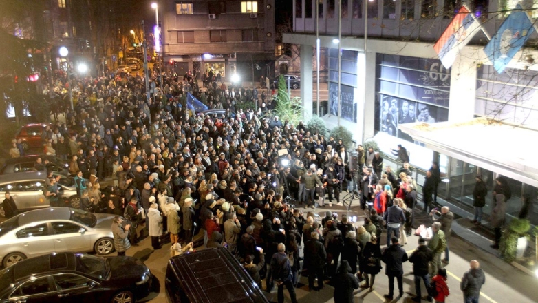 В Сербии обвинили спецслужбы Запада в организации оппозиционных протестов