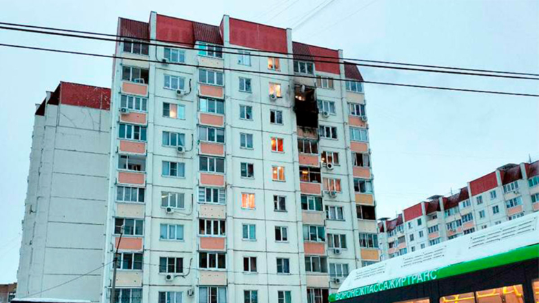 В результате атаки дронов на Воронеж повреждения получили 35 квартир трех многоэтажек