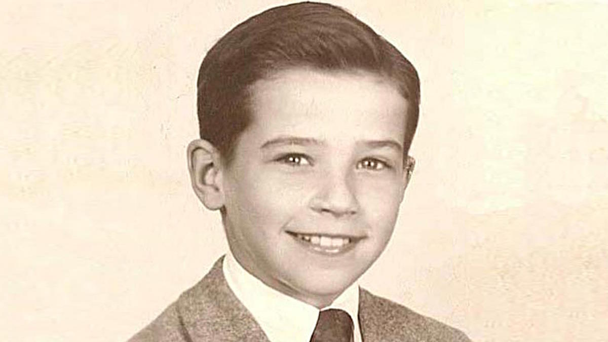 Президент США Джо Байден в 10 лет