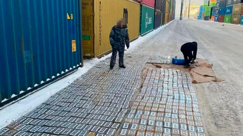 Более тонны кокаина изъяли в порту Санкт-Петербурга