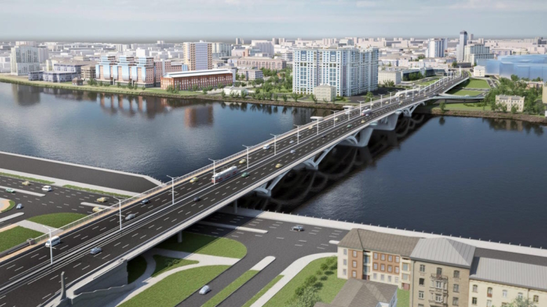 Власти Петербурга выбрали компанию для строительства нового моста через Неву