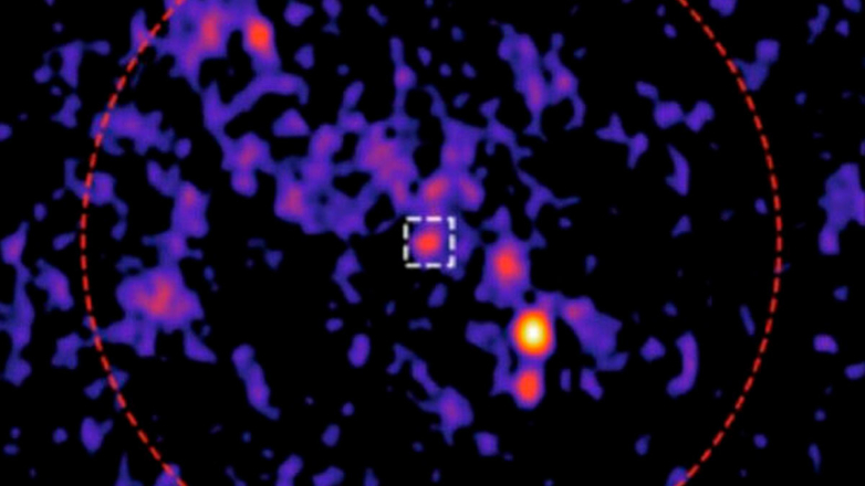 Ученые обнаружили радиосигнал из центра скопления в созвездии Тукана