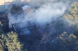 NHK: пожар стер с лица земли дом, где жил экс-премьер Японии