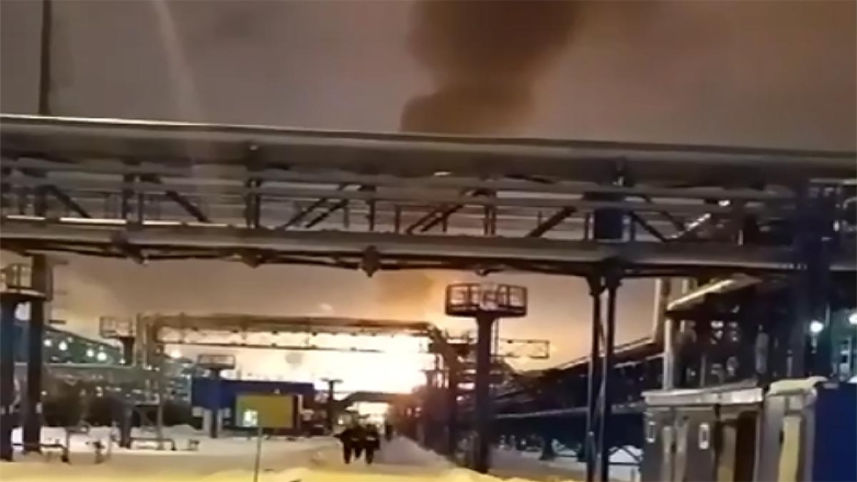 Пожар на терминале "Новатэка" в Усть-Луге локализовали