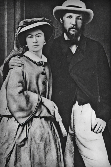 Менделеев с женой Феозвой Никитичной