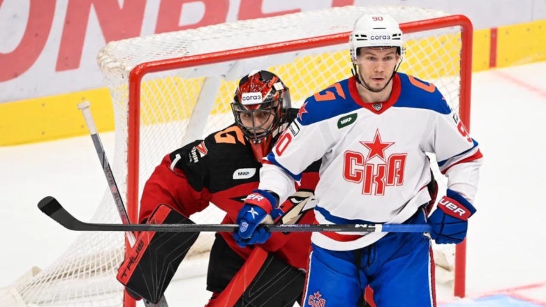 "Авангард" и СКА забросили 14 шайб в матче КХЛ