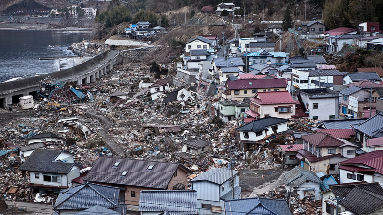 Землетрясение в Японии разрушило 50 тысяч домов