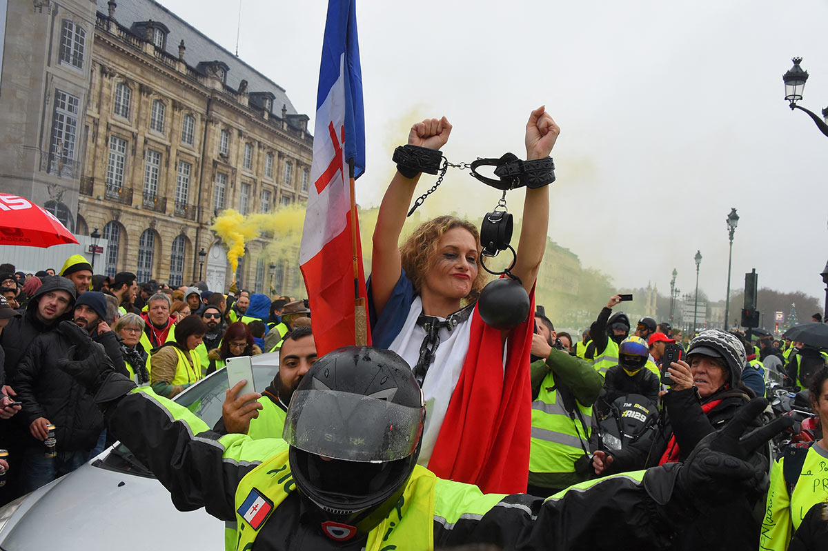 Демонстрация "Желтых жилетов" во Франции