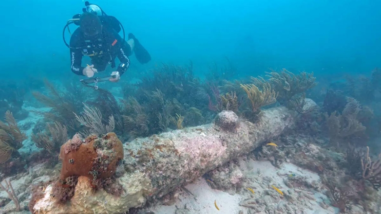 Археологи идентифицировали военный корабль XVII века, затонувший у берегов Флориды