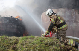 В Смоленской области на объектах ТЭК локализовали пожар после атаки украинских беспилотников