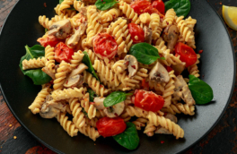 30 минут на кухне: постная паста с грибами