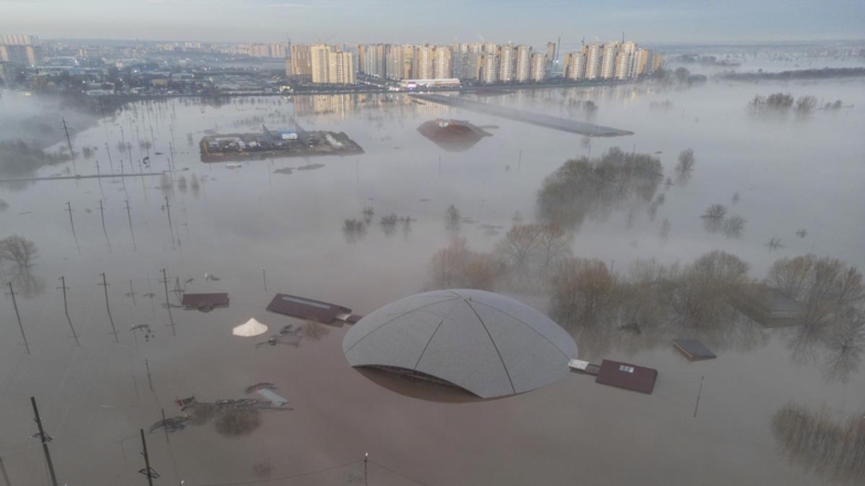 Уровень воды в реке Урал у Оренбурга не растет в течение 10 часов