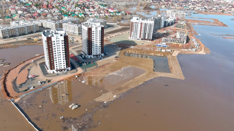 Число подтопленных паводком домов в России сократилось до 14,7 тысячи