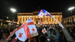 На акции протеста в Тбилиси задержали бывшего министра