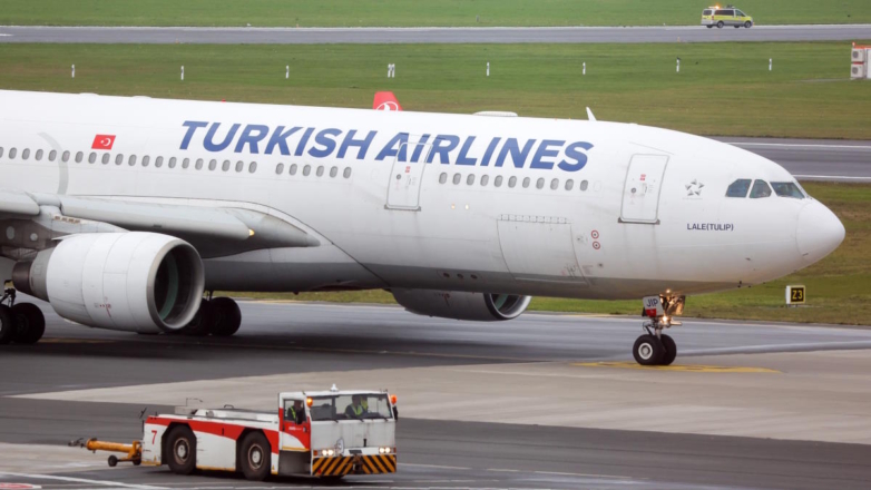 Самолёт авиакомпании Turkish Airlines