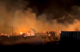Площадь пожара в Улан-Удэ достигла 3000 квадратных метров
