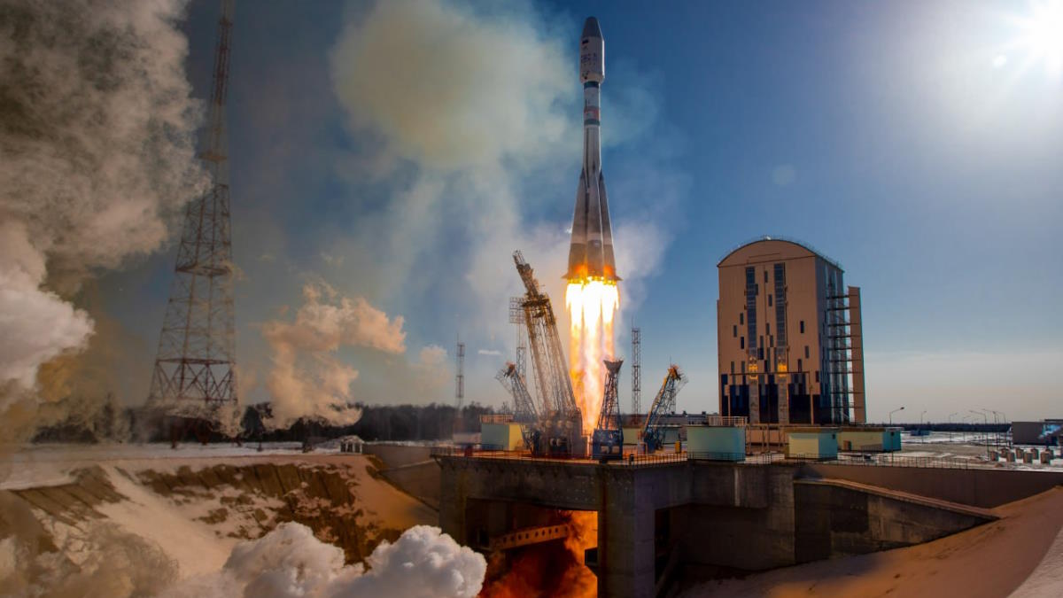 Запуск ракеты-носителя "Союз-2.1б" с космодрома "Восточный"