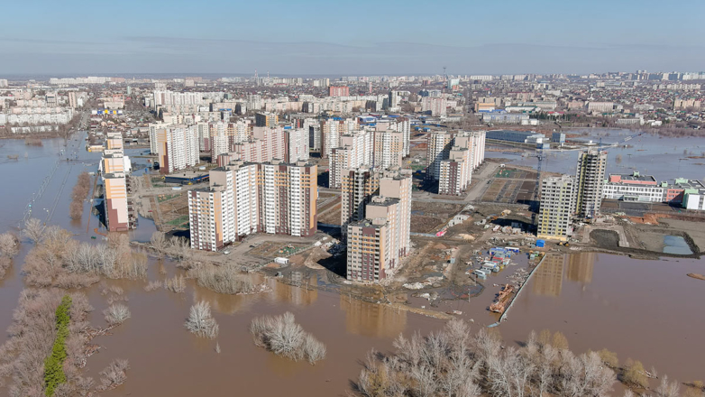 Половодье в Оренбургской области