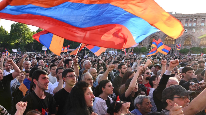 Протесты в в Армении