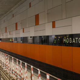 Собянин: строительство трех станций Троицкой линии метро выходит на финишную прямую