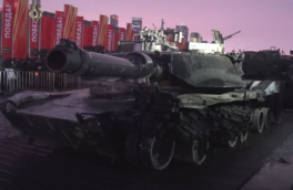 Трофейный танк Abrams привезли на Поклонную гору