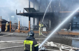 На территории аэропорта Минеральных Вод произошел пожар