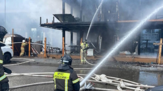 На территории аэропорта Минеральных Вод произошел пожар