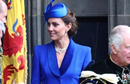 Карл III и Кейт Миддлтон посетили военный парад