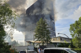 Огонь охватил 150 кв. м в бывшем НИИ "Платан" во Фрязино