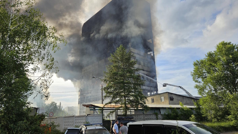 Пожар в подмосковном Фрязино (архивное фото)