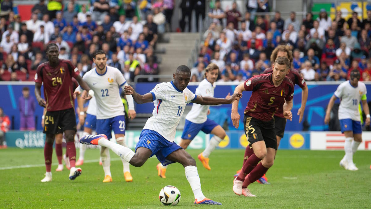Франция вышла в 1/4 финала Евро-2024, обыграв Бельгию