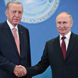Путин на встрече с Эрдоганом заявил о рекордном количестве российских туристов в Турции
