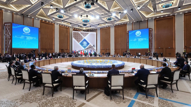 Заседание Совета глав государств - членов ШОС