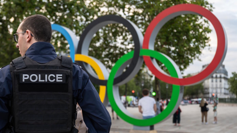 Французская полиция на Олимпиаде в Париже
