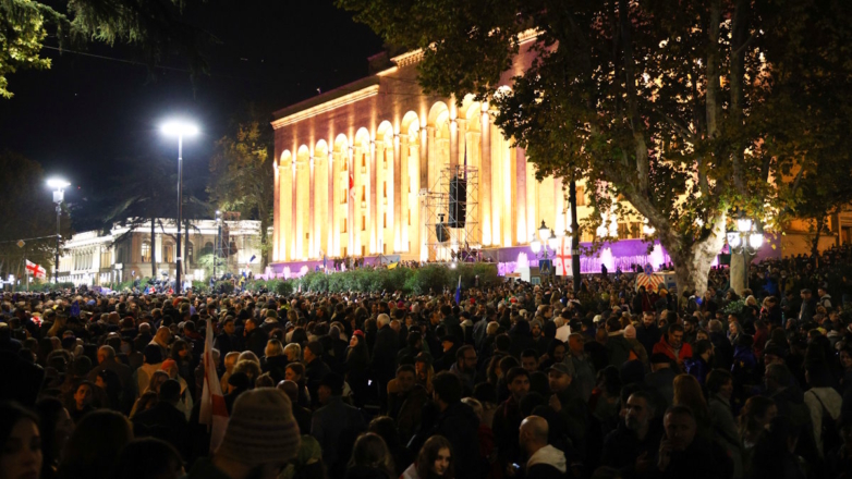 Акция протеста в Тбилиси