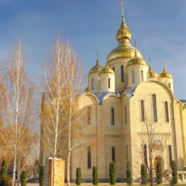 В Черкассах люди в масках напали на самый большой храм УПЦ