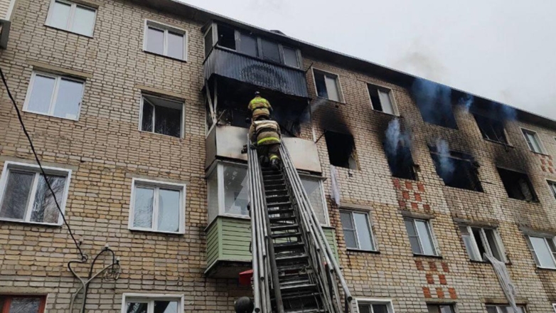 Последствия взрыва газа в доме в Тамбовской области.