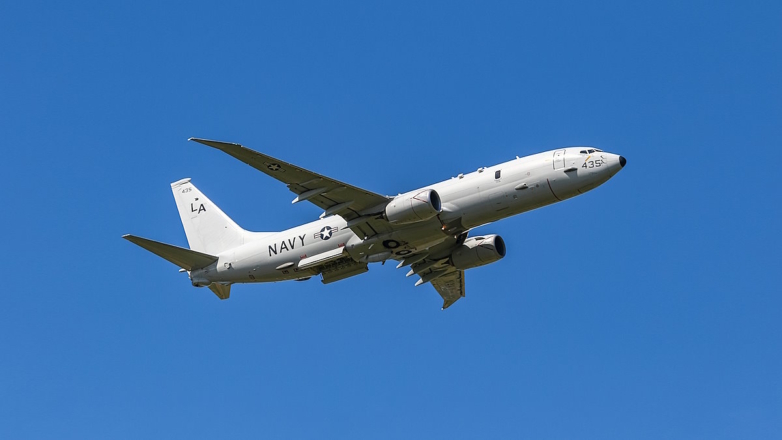 Cамолёт-разведчик Poseidon P-8A ВМС США (архивное фото)