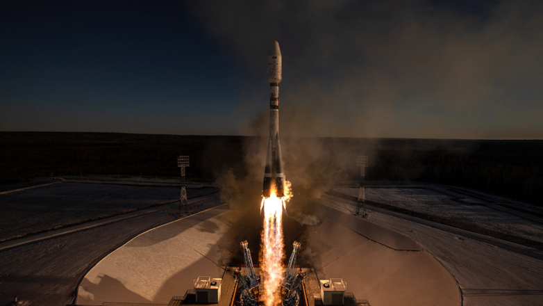 Запуск ракеты-носителя 