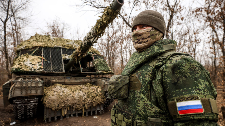 Российский военнослужащий в зоне СВО