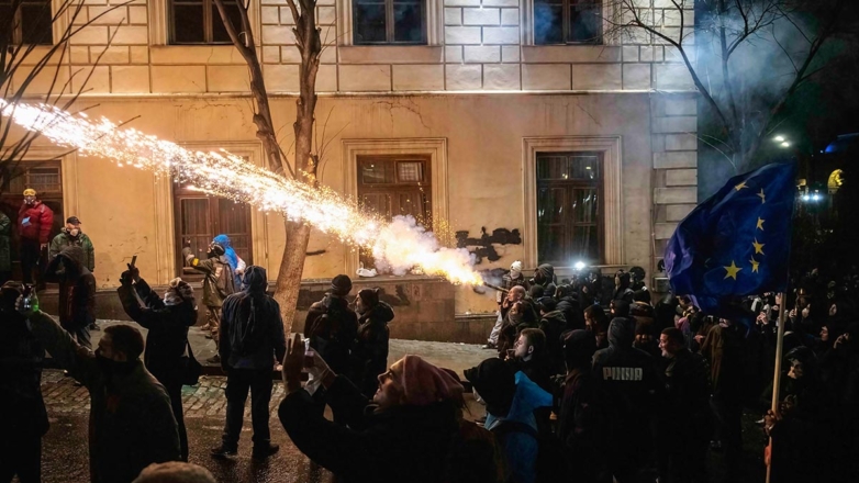 Акции протеста в Тбилиси