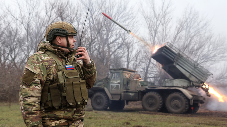 Российский военнослужащий в зоне СВО