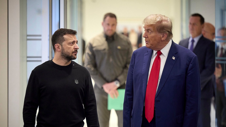 Владимир Зеленский и президент США Дональд Трамп (архивное фото)