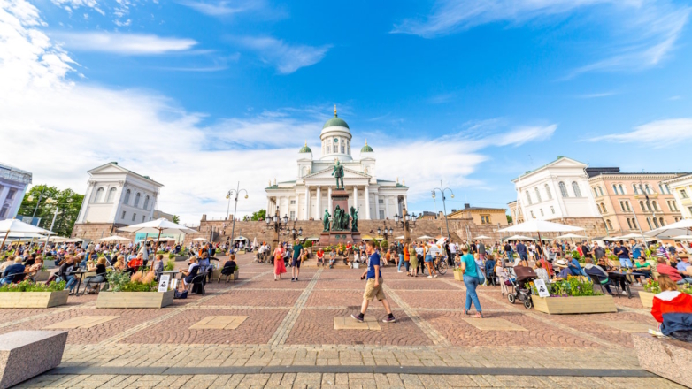 Город Хельсинки в Финляндии (архивное фото)