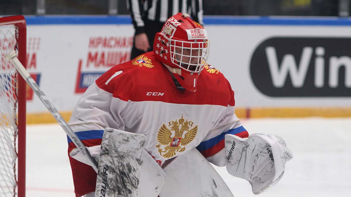 Российский вратарь Петр Андреянов