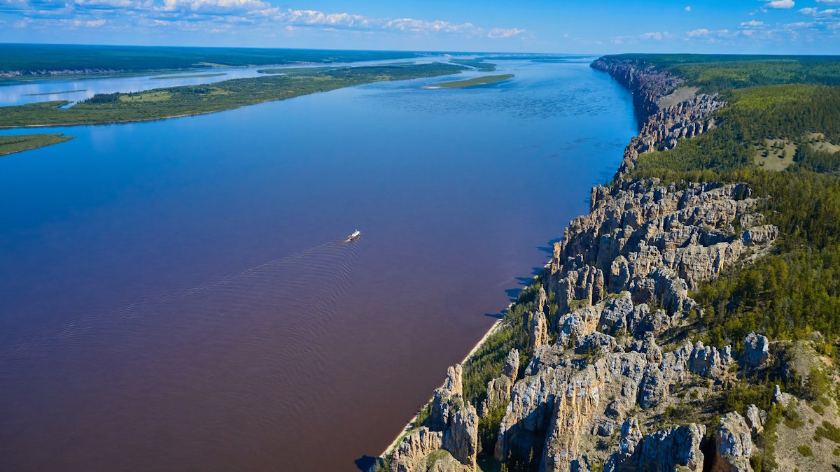 Река Лена в Якутии